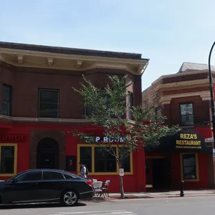 Large and colorful storefront.