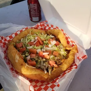 Indian Navajo Taco Frybread