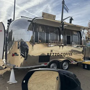 Cool mobile coffee shop.