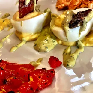 Great salmon deviled eggs