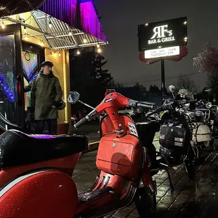 Scooter soup ... Vespa night!