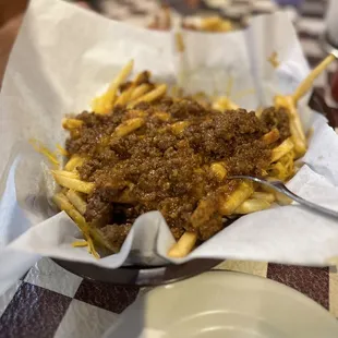 Chili cheese fries