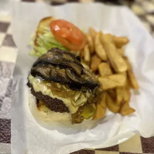 Portabella Burger yummy!!