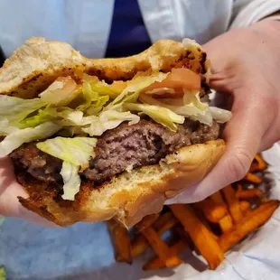 Quarter pound burger, default cook temperature