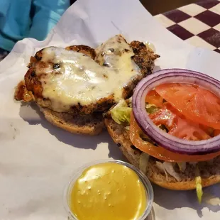 Grilled chicken sandwich