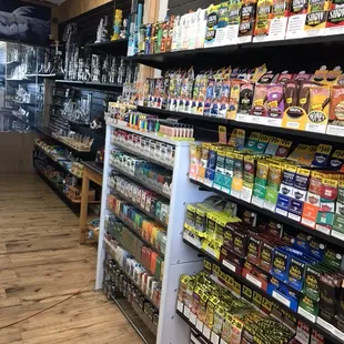 Our great selection of cigarillos and wraps