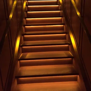 RH Guesthouse staircase to the restrooms