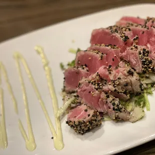 Seared ahi tuna
