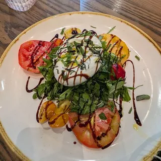 Burrata with Heirloom Tomatoes