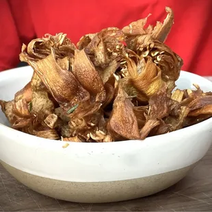 Crispy artichokes
