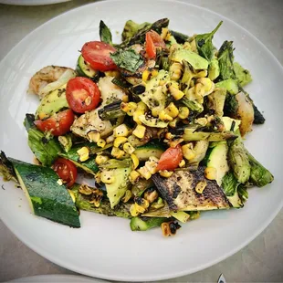 Grilled shrimp salad