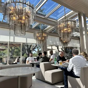 Closeup interior view