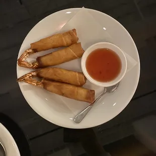 Crispy wrapped shrimp