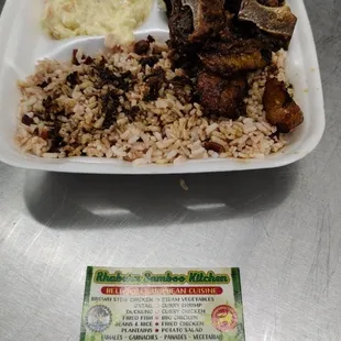 Oxtail plate