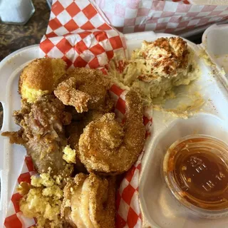 Smothered or Fried pork chops Only