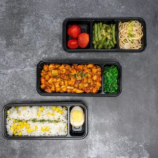 Tomato Sauce Crawfish with Potato Bento Box