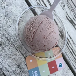Goat Cheese Raspberry Jam Ice cream