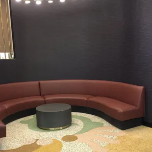 Newly upgraded seating lounge in the lobby!