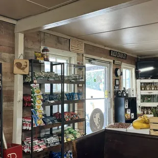 Inside the store