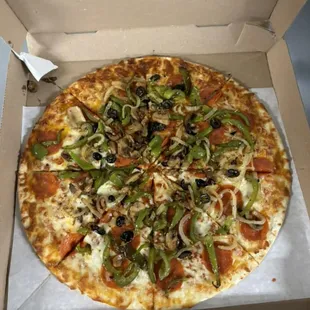 pizza, food