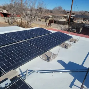 Didn't have to move the solar panels