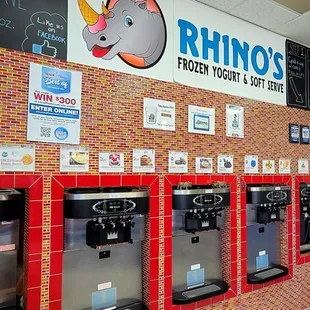 The soft serve machines