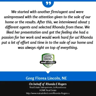 Another happy client!!