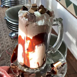 Boozy milkshake