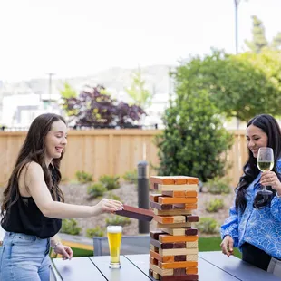 Enjoy cocktails while playing lawn games at RhuBAR | Kitchen &amp; Cocktails in Burbank