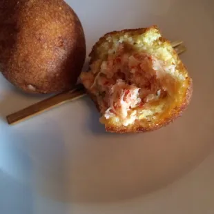 Lobster corndogs