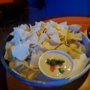 Chips and queso