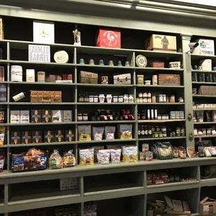 Things for sale in the market area at Sutter Creek Provisions in Sutter Creek.