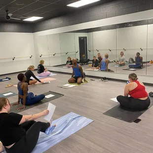 Rhythm Cycle &amp; Sculpt offers classes such as yoga, barre, full body sculpt and group cycling!  Come see us!