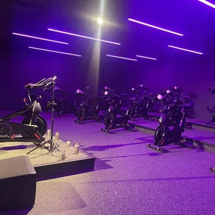 Rhythm Cycle Studio is a fun and energetic environment for group cycling!