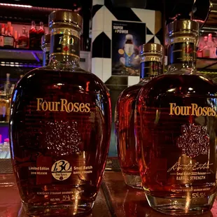Four Roses whiskey tasting