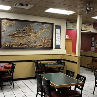 Interior main dining room.