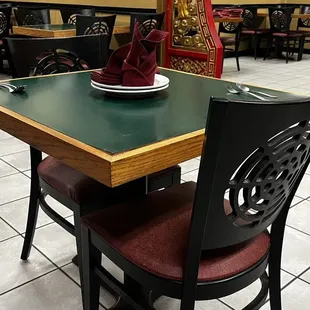 Interior table and chairs