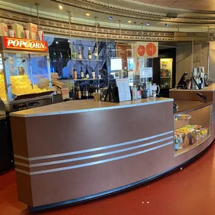 Concession stand / where you buy your tickets