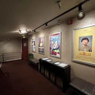 Hallway near restrooms upstairs