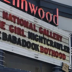 We'd like you guys to change the marquee please.