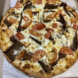 Greek pizza
