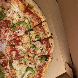 a pizza in a box