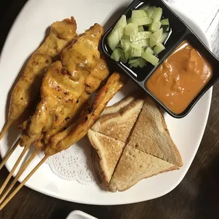 6. 5 Pieces Satay Chicken