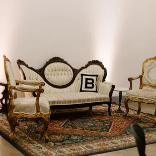 Vintage furniture in the Rialto's rental inventory