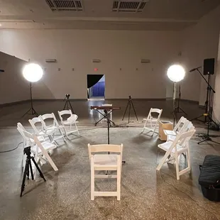 Setting the Stage looking out