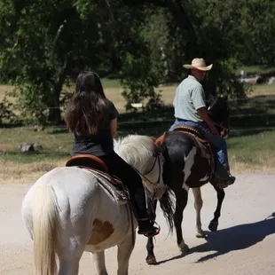 Beginning of our horse back ride!