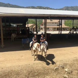 Post horse back riding photo