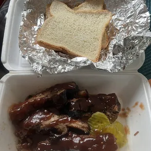 Pork Rib Sandwich