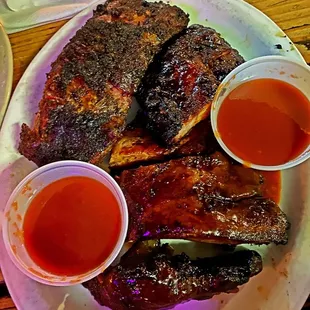 Rib Hut Sampler Platter