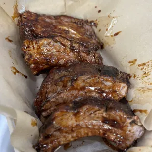 Baby Back ribs. So tender and juicy!